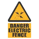 EL30 - Electric Fence Explanatory Safety Sign