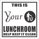 H14 -  Lunch Room Sign