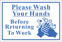H29 - Wash Hands Sign