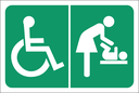 T8 - Accessible Toilet And Baby Change Room Sign