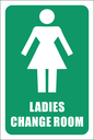 T9 - Ladies Change Room Sign