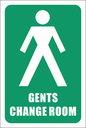 T10 - Gents Change Room Sign