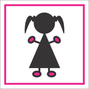 T24 - Girls Toilet Sign