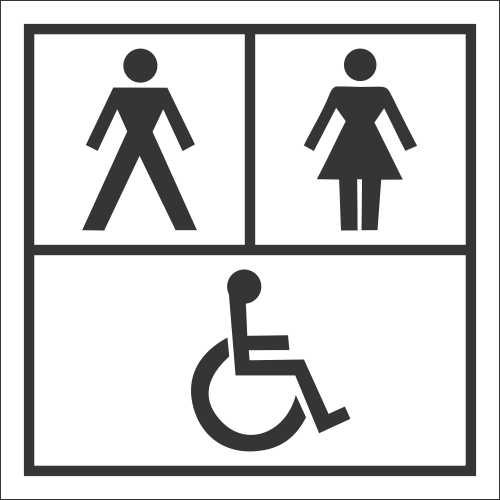 T31 - Unisex And Accessible Toilet Sign | Safety Signs & Equipment