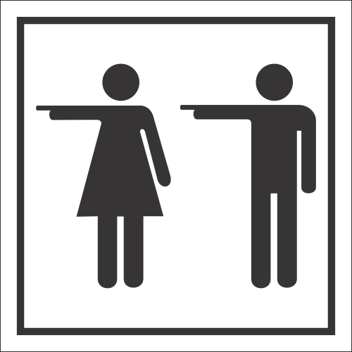 T57 - Toilets Left Sign | Safety Signs & Equipment