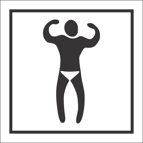 T60 - Male Swimming Pool Toilet Sign | Safety Signs & Equipment