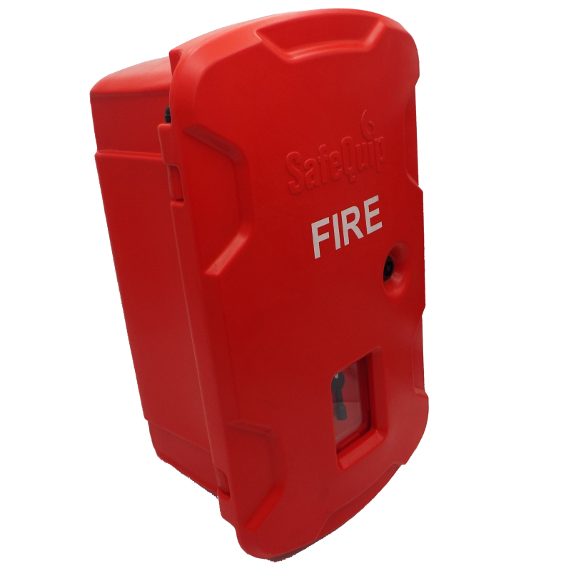 4.5kg Lockable Hinged Door Plastic Fire Cabinet | Safety Signs & Equipment