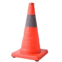 Orange Foldaway Traffic Cone - 450mm