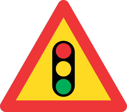 TW301 - Temporary Traffic Signals Ahead Road Sign | Safety Signs ...