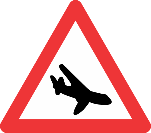 W351 - Low Flying Aircraft Road Sign | Safety Signs & Equipment