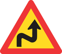 W210 - Combined Curves (Right-Left) Road Sign | Safety Signs & Equipment