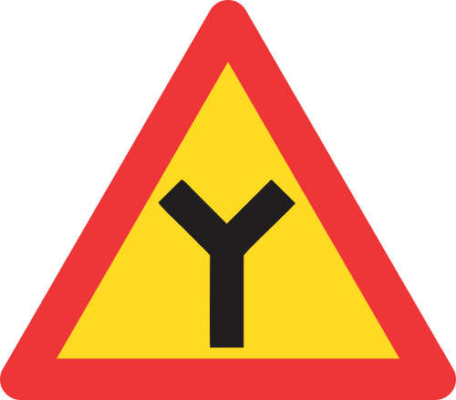 TW115 - Temporary Y-Junction Road Sign | Safety Signs & Equipment