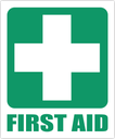 First Aid Box Sticker (Clear - 120x145mm)