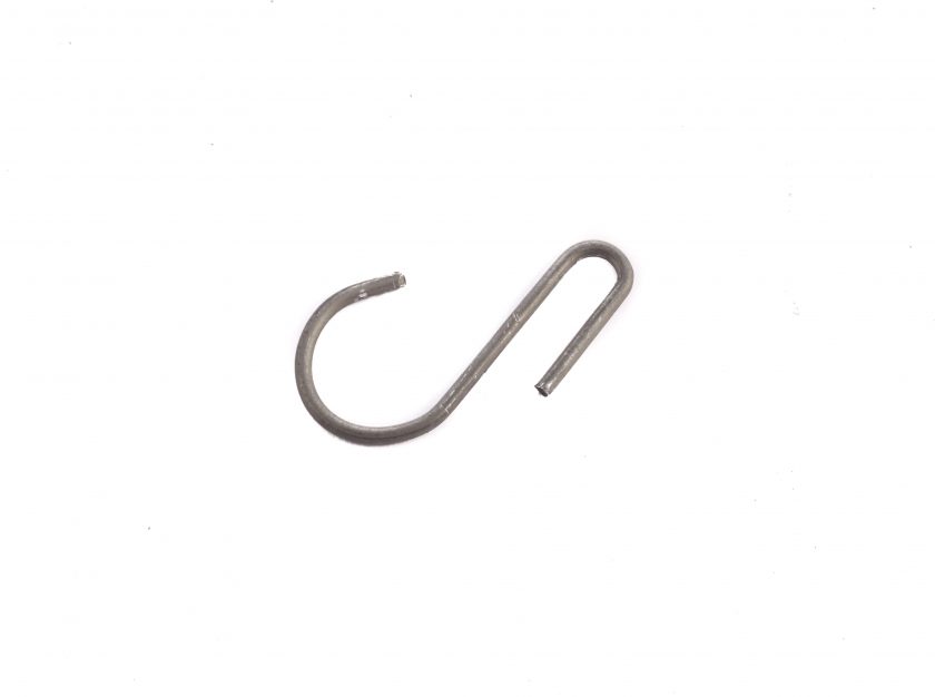 Ceiling Hook - Metal - 2mm S-Hook (40x20mm) | Safety Signs & Equipment