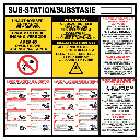 C-EL20 - Electrical Sub-Station Sign (600x600mm)