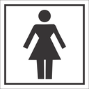 C-T28 - Ladies Toilet Sign