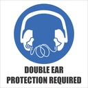 MA48 - Double Ear Protection Required Sign