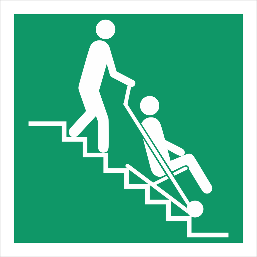 Evacuation Chair Sign - FA82