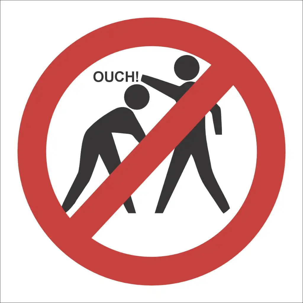 PR80 - No Fighting Sign | Safety Signs & Equipment